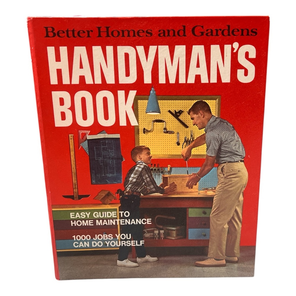 Better Homes And Gardens Handyman's Book - Red Cover
